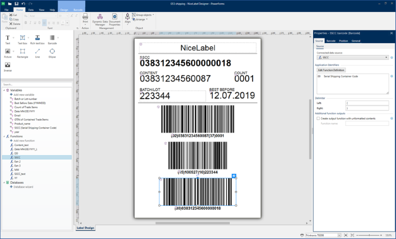 Nicelabel Barcode Scanning Barcode Verification